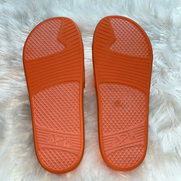 🆕 APL Men’s Big Logo Techloom Slide in Orange Size 11 UNISEX - Picture 6 of 10